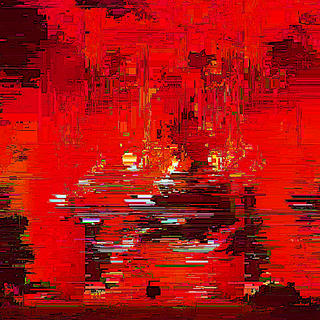 Glitched image of generic xmas stuff